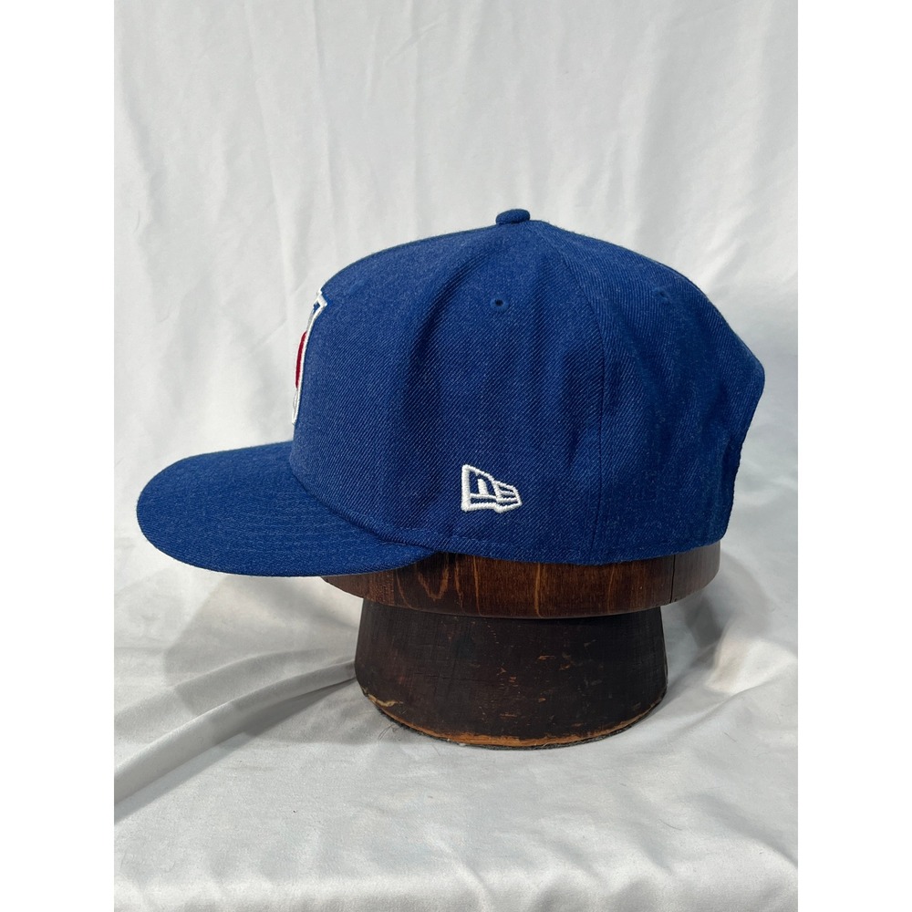 New York Rangers Snapback Hat Blue Embroidered Logo New Era MSG Exclusive - Picture 3 of 16